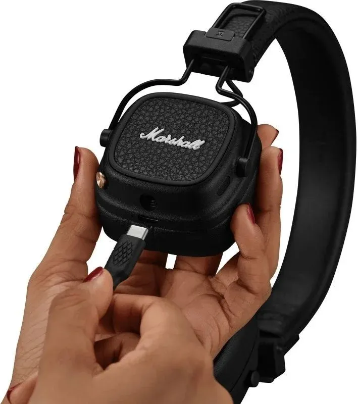 Гарнитура накладные Marshall Major V черный беспроводные bluetooth оголовье MAJOR V BLACK - фото 8