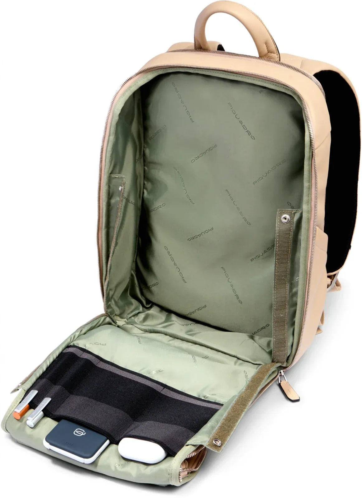 Рюкзак женский Piquadro Than CA6610S135/BE бежевый натур.кожа - фото 4
