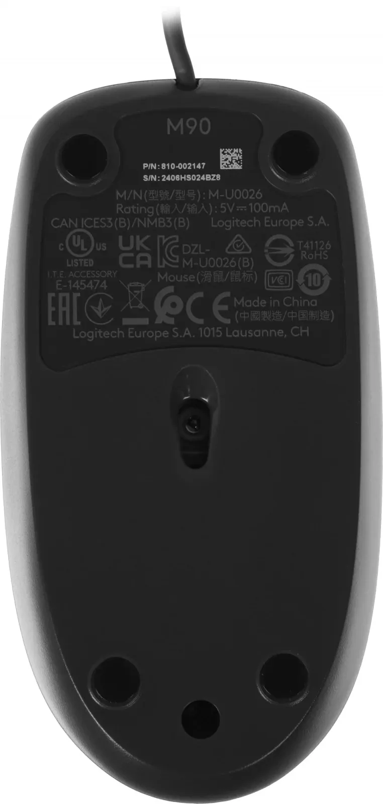 Мыши LOGITECH M90 - фото 3