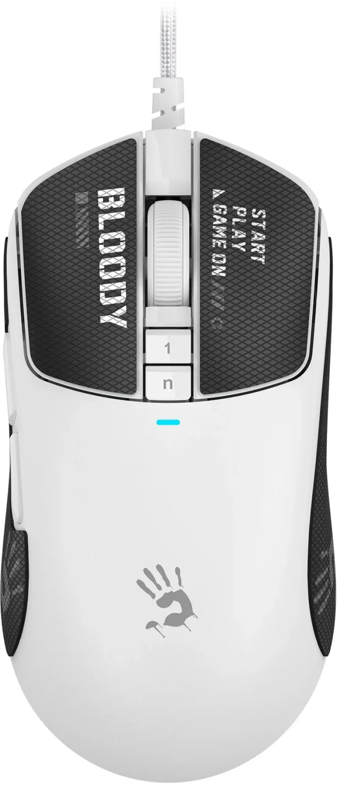 Мышь A4Tech Bloody W72 Ultra белый оптическая 20000dpi USB 6but - фото 2