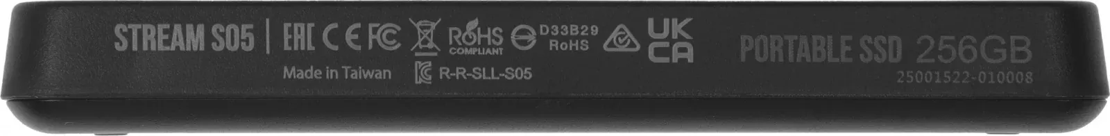 Накопитель SSD Silicon Power USB3.0 256GB SP256GBPSDS05SAK S05 Stream 1.8 черный - фото 6