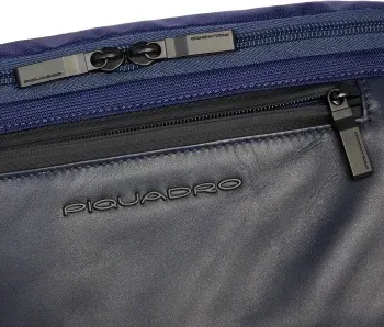 Сумка Piquadro Orion CA2174S136/BLU синяя ткань/натур.кожа - фото 8
