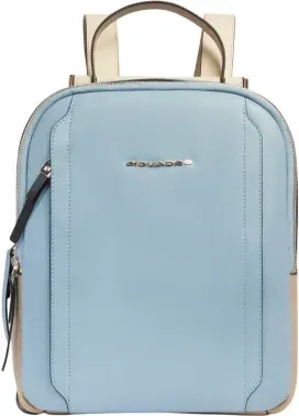 Рюкзак женский Piquadro Circle CA5566W92/AZBE2 голубой/бежевый натур.кожа, 7.5 л - фото 7