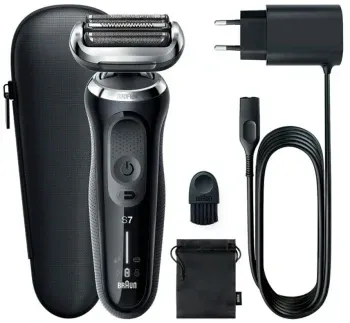 Бритва сетчатая Braun Series 7 71-N1000S реж.эл.:3 питан.:аккум. черный - фото 5