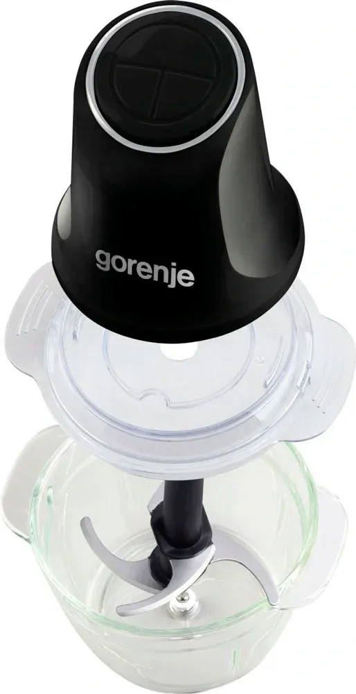 Измельчитель электрический Gorenje S501GBK 1л. 500Вт черный - фото 6