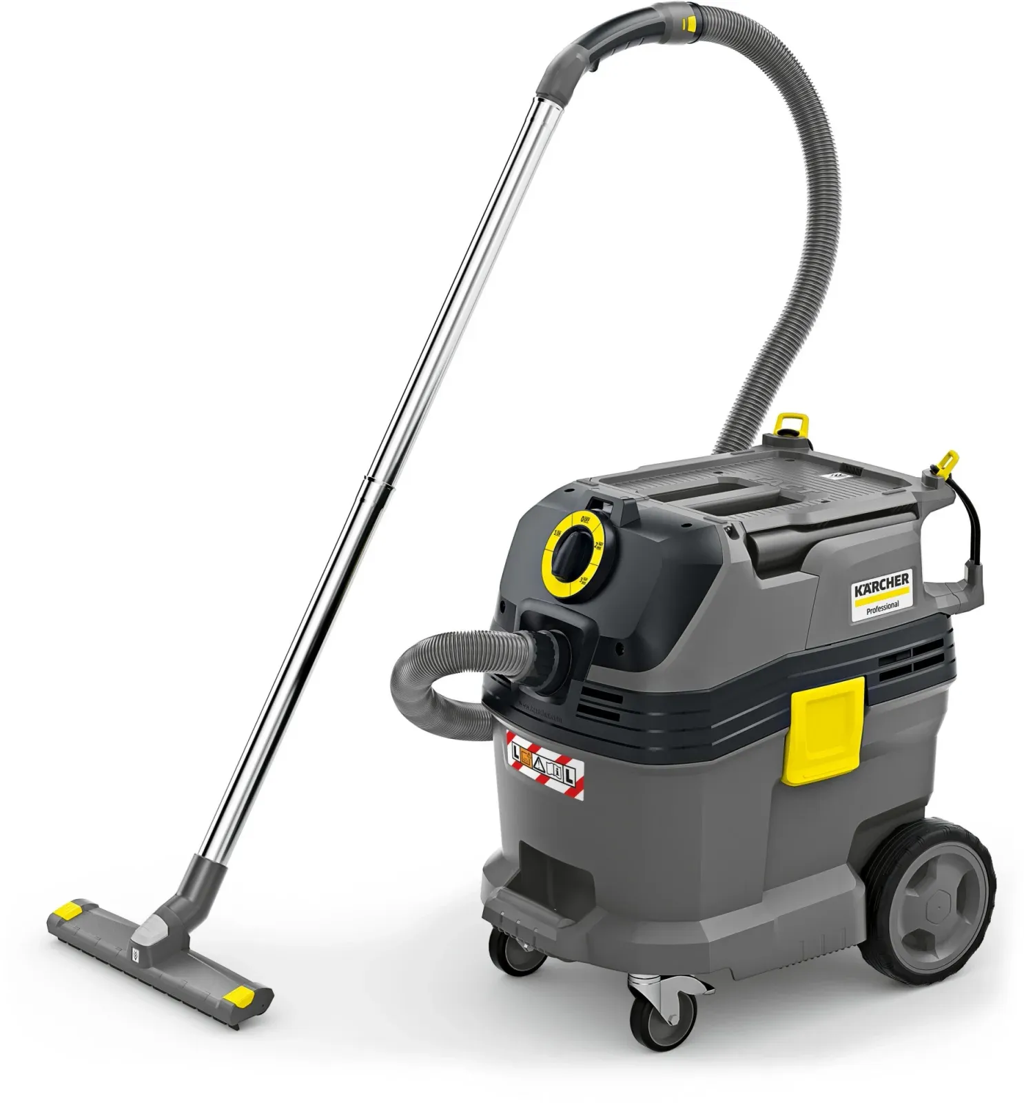 Строительный пылесос Karcher NT 30/1 Tact L 1380Вт уборка: сухая/сбор воды серый - фото 1