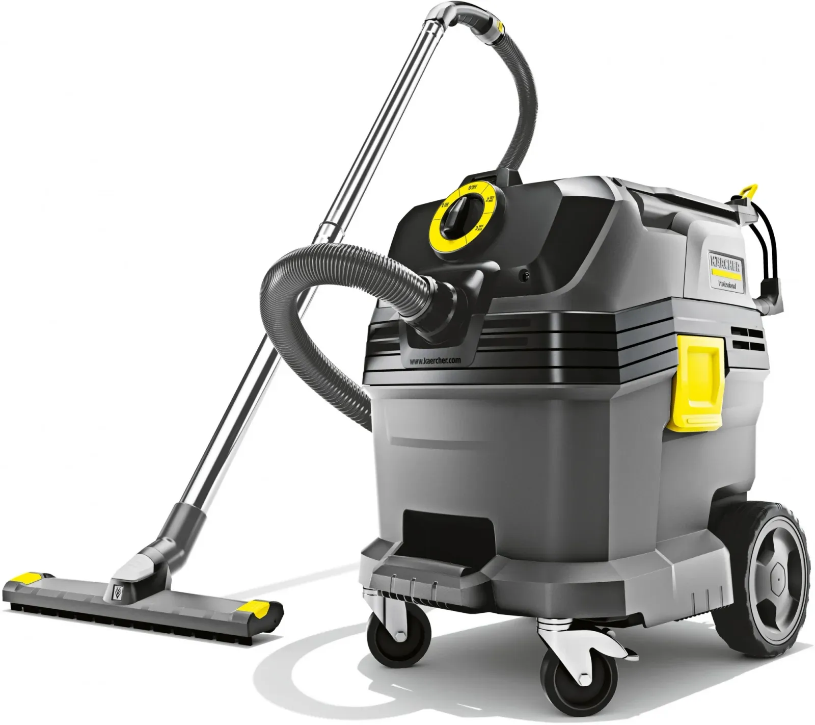 Строительный пылесос Karcher NT 30/1 Tact L 1380Вт уборка: сухая/сбор воды серый - фото 3