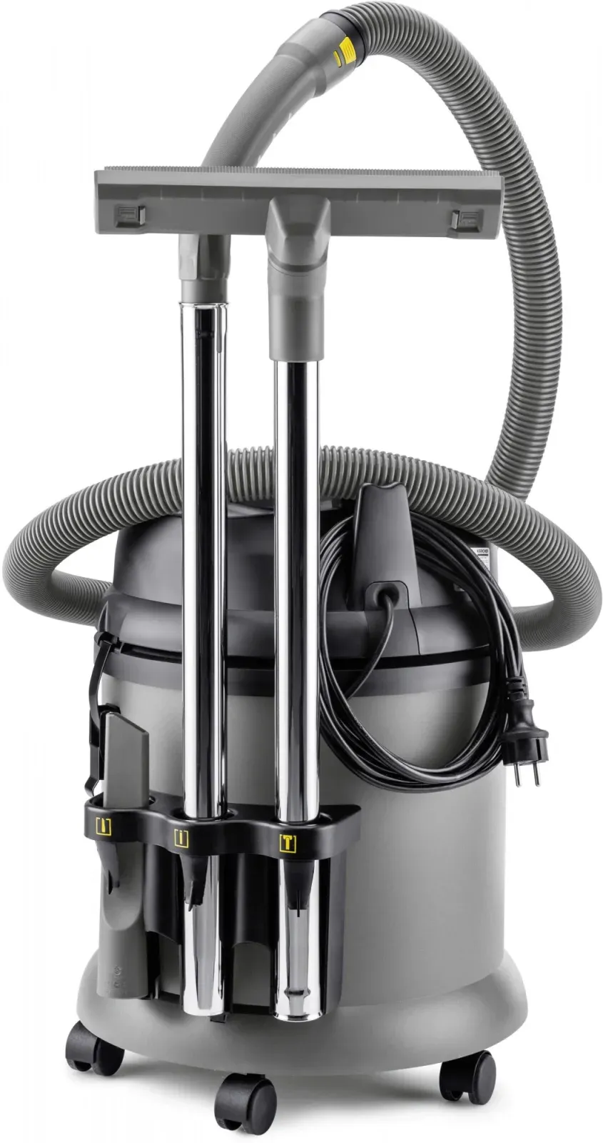 Строительный пылесос Karcher NT 27/1 1380Вт уборка: сухая/сбор воды серый - фото 3