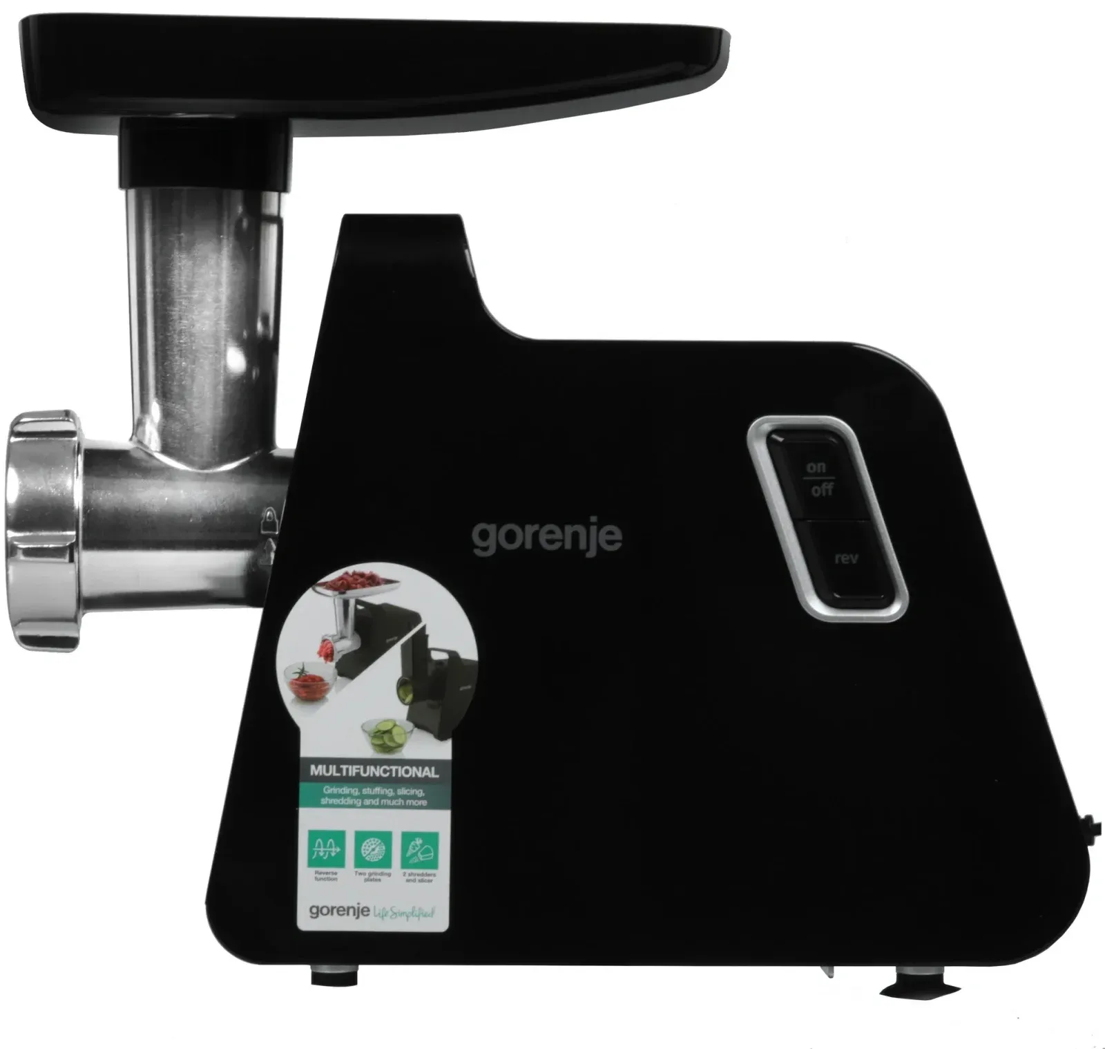 Мясорубка Gorenje MG1701SB 1700Вт черный - фото 5
