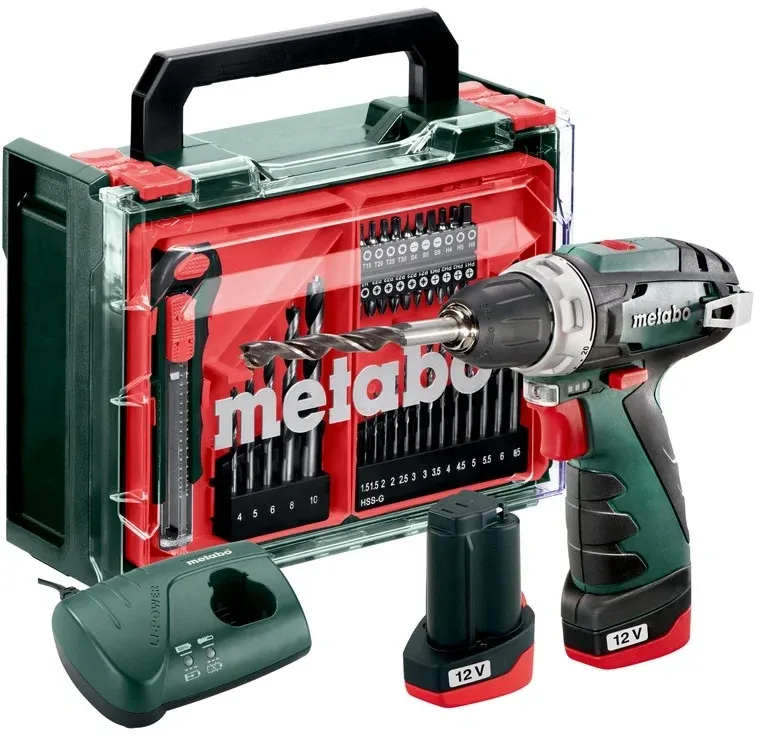 Шуруповерты METABO POWERMAXX BS BASIC SET - фото 1