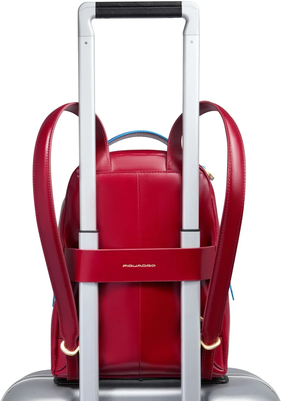 Рюкзак женский Piquadro Blue Square CA6677B2/R красный натур.кожа, 5 л - фото 3