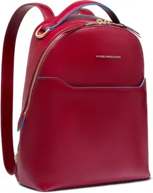 Рюкзак женский Piquadro Blue Square CA6677B2/R красный натур.кожа, 5 л - фото 8