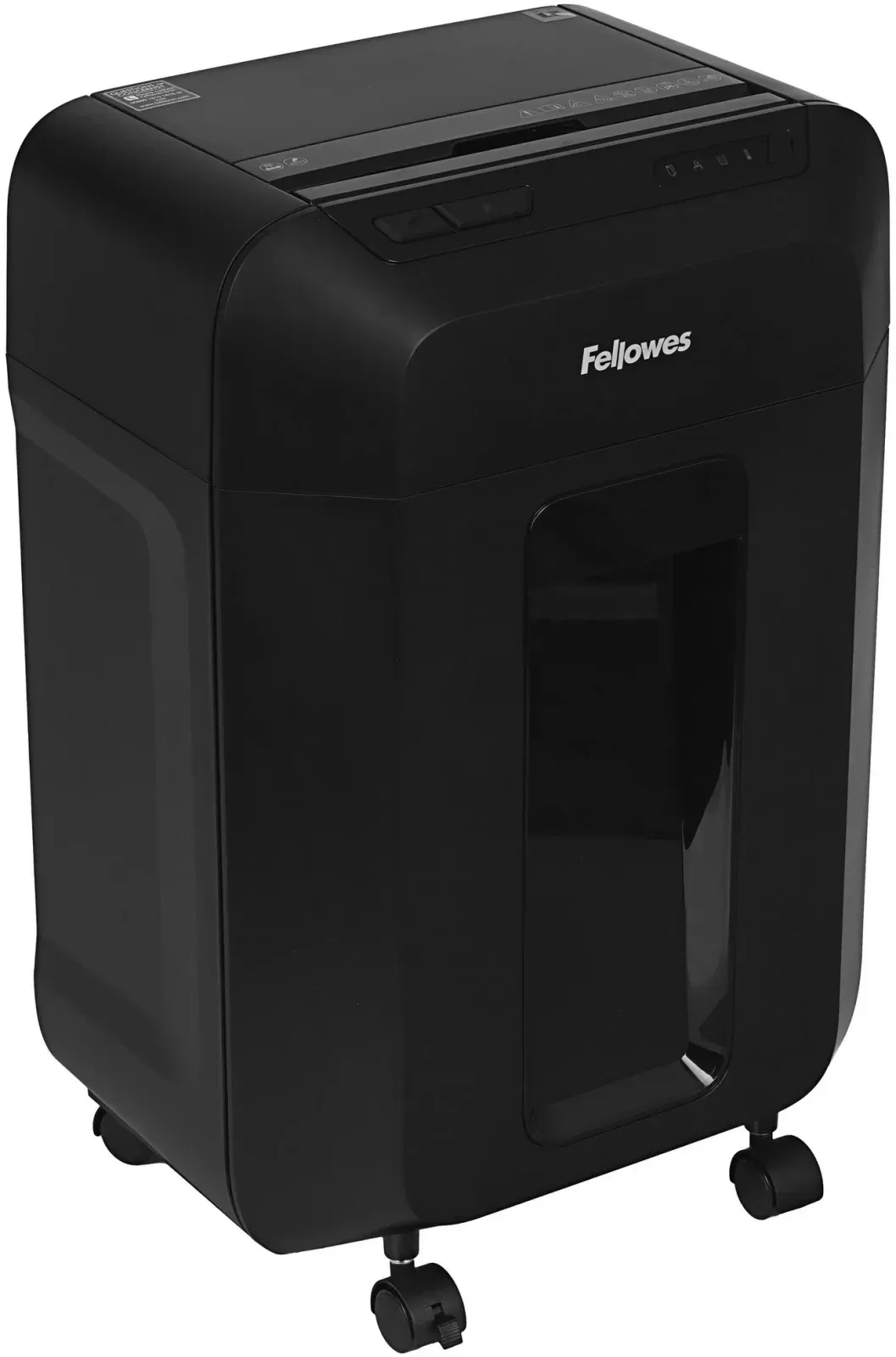 Шредер Fellowes AutoMax 80М черный с автоподачей секр.P-4 фрагменты 80лист. 17лтр. скрепки скобы пл.карты - фото 1