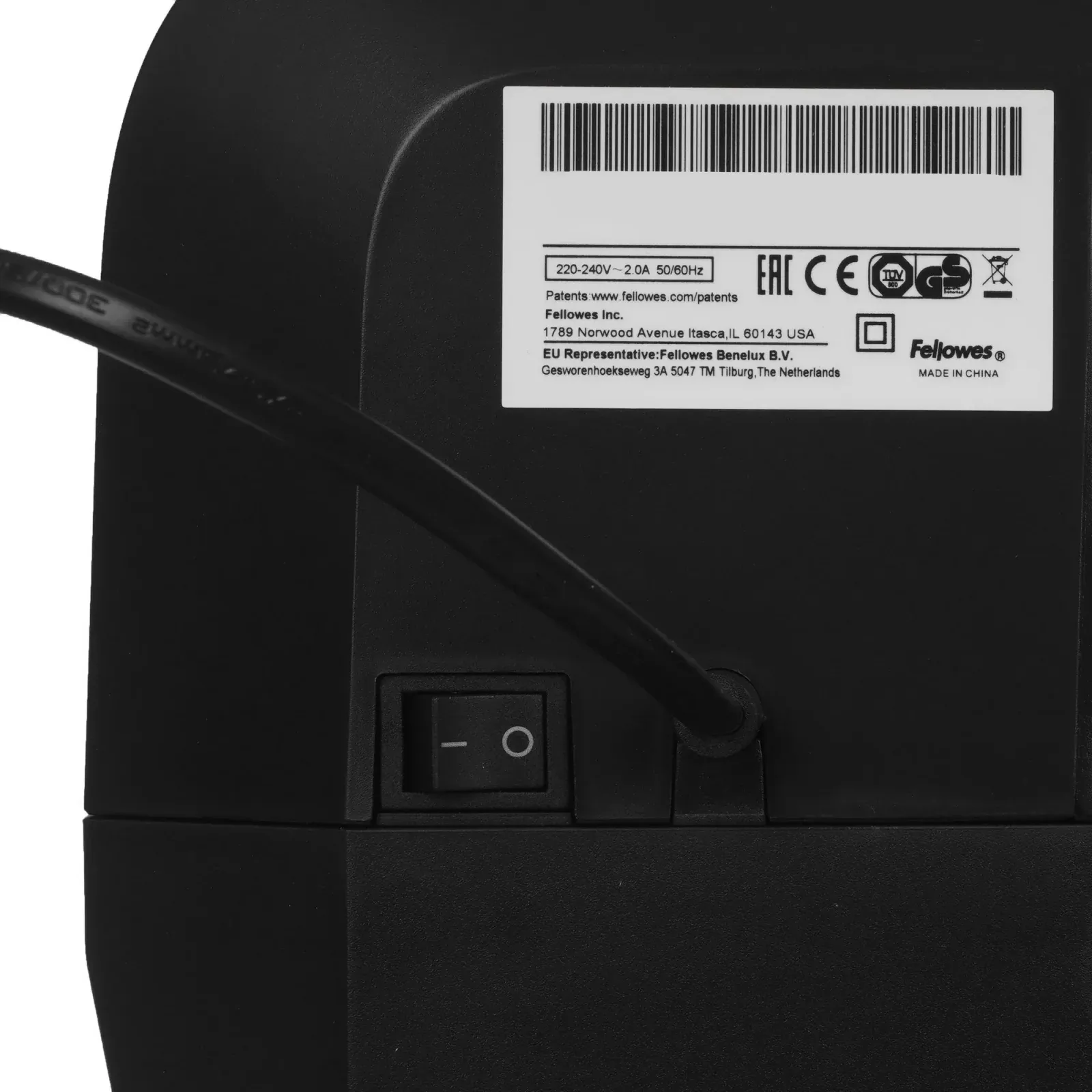 Шредер Fellowes AutoMax 80М черный с автоподачей секр.P-4 фрагменты 80лист. 17лтр. скрепки скобы пл.карты - фото 5