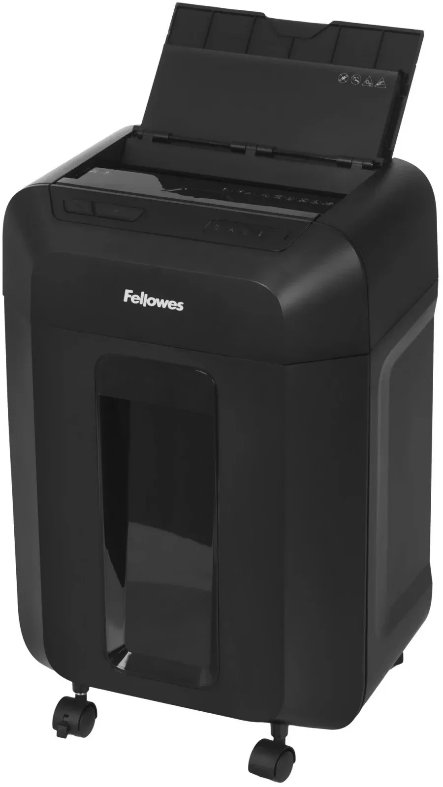 Шредер Fellowes AutoMax 80М черный с автоподачей секр.P-4 фрагменты 80лист. 17лтр. скрепки скобы пл.карты - фото 7