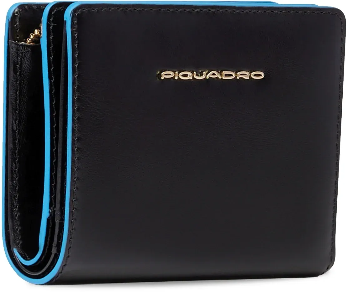 Кошелек женский Piquadro Blue Square PD6660B2R/N черный натур.кожа - фото 2