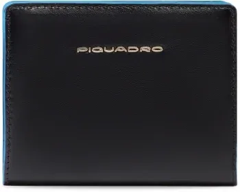 Кошелек женский Piquadro Blue Square PD6660B2R/N черный натур.кожа - фото 5