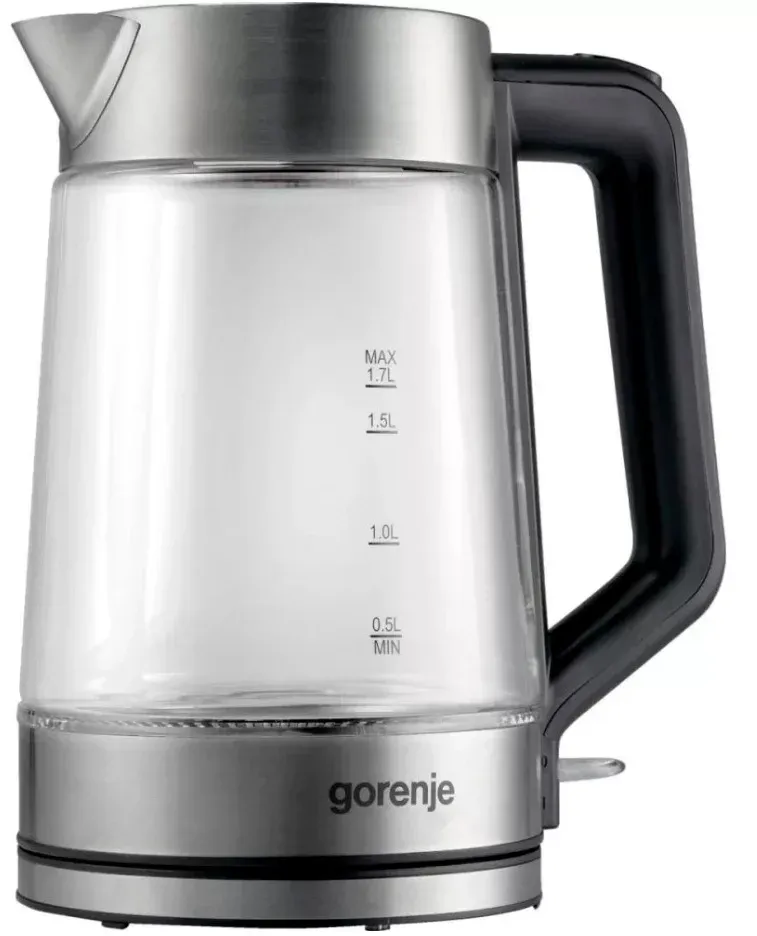 Чайник электрический Gorenje K17GED 1.7л. 2200Вт нержавеющая сталь корпус: стекло 739182 - фото 1
