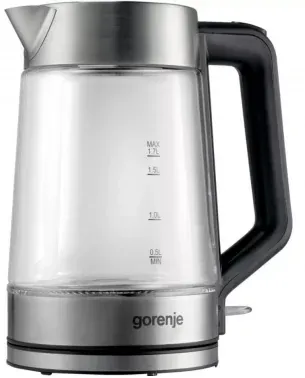 Чайник электрический Gorenje K17GED 1.7л. 2200Вт нержавеющая сталь корпус: стекло 739182 - фото 2