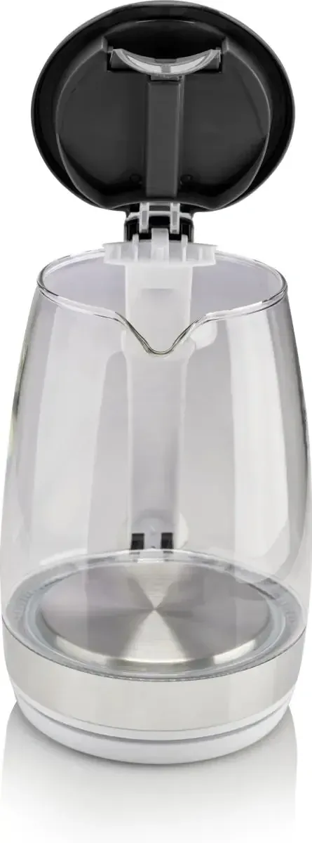 Чайник электрический Gorenje K17GXG 1.7л. 2200Вт белый/серебристый корпус: стекло/металл/пластик - фото 2