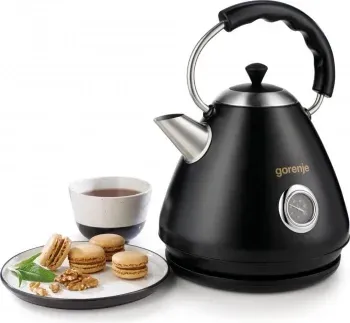 Чайник электрический Gorenje K17CLBK 1.7л. 2200Вт черный корпус: металл/пластик 732748 - фото 5