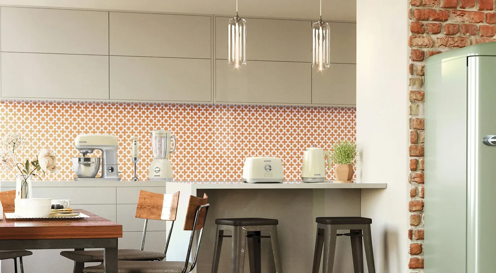 Чайник электрический Gorenje K15RL 1.7л. 2200Вт бежевый корпус: металл/пластик 742730 - фото 4