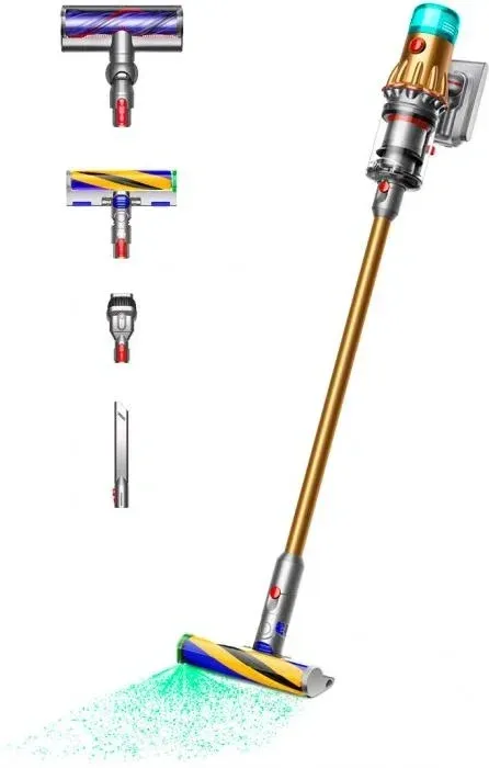 Пылесос Dyson SV46 V12 Detect Slim Absolute 545Вт золотистый/серебристый - фото 2