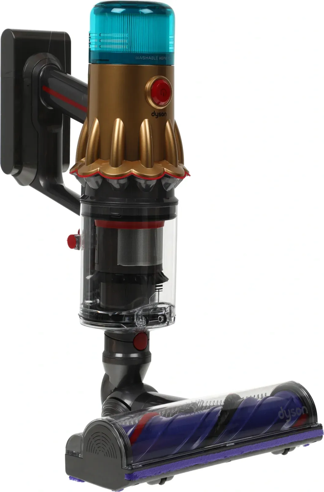 Пылесос Dyson SV46 V12 Detect Slim Absolute 545Вт золотистый/серебристый - фото 6