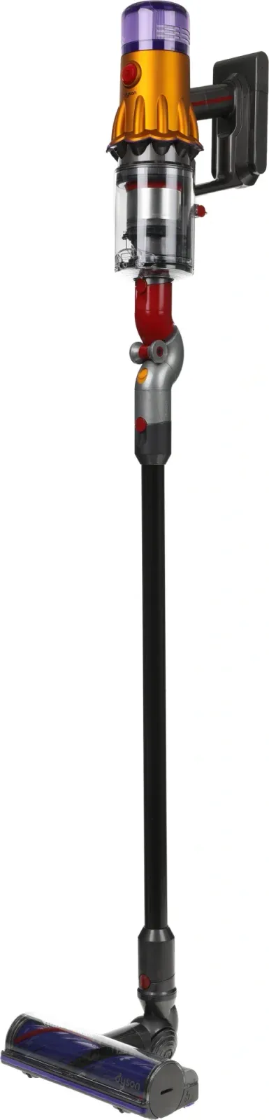 Пылесос Dyson SV46 V12 Detect Slim Absolute 545Вт серебристый/желтый - фото 4