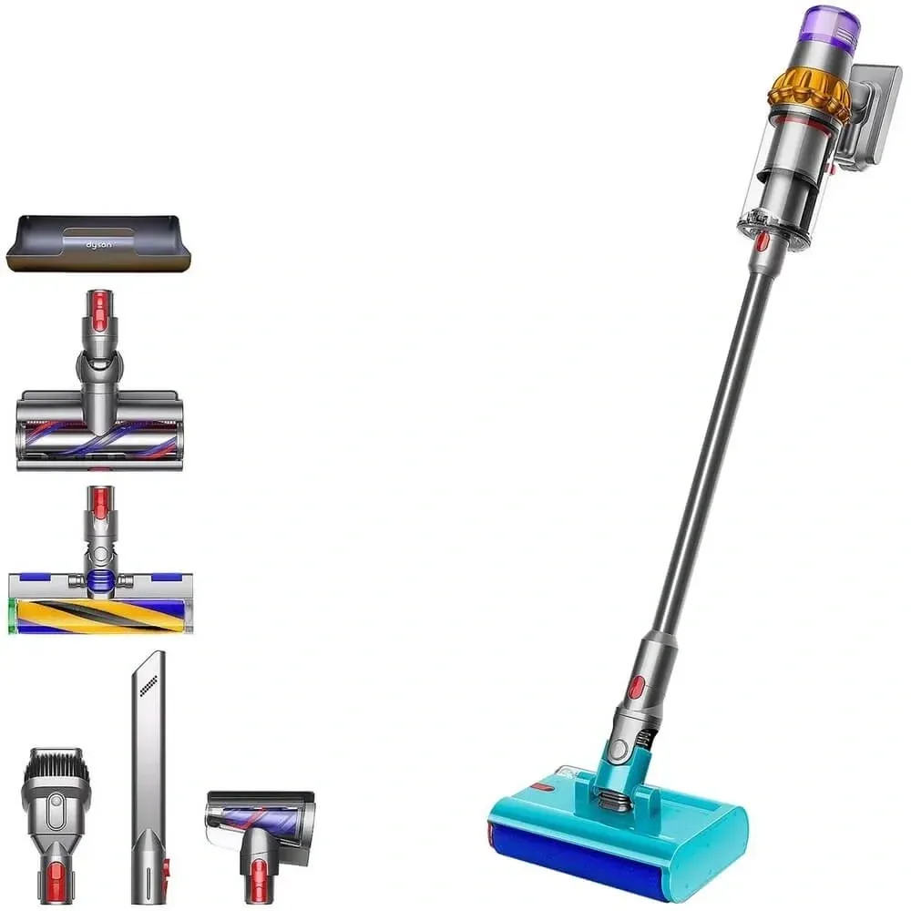 Пылесос Dyson V15S SV47 DT Submarine 660Вт желтый/никель - фото 2