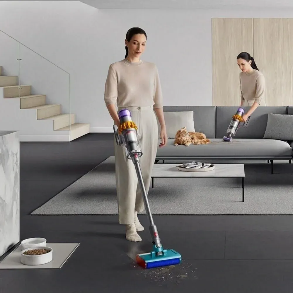 Пылесос Dyson V15S SV47 DT Submarine 660Вт желтый/никель - фото 4