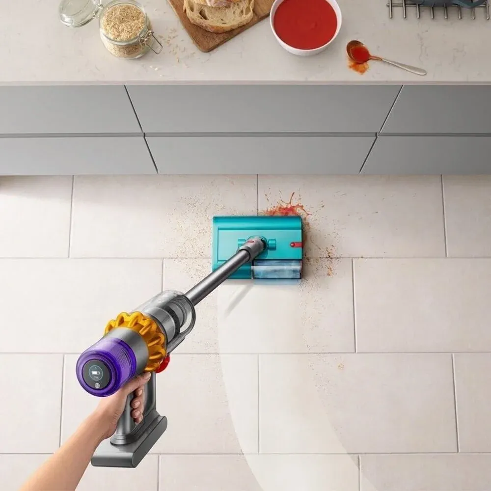 Пылесос Dyson V15S SV47 DT Submarine 660Вт желтый/никель - фото 5