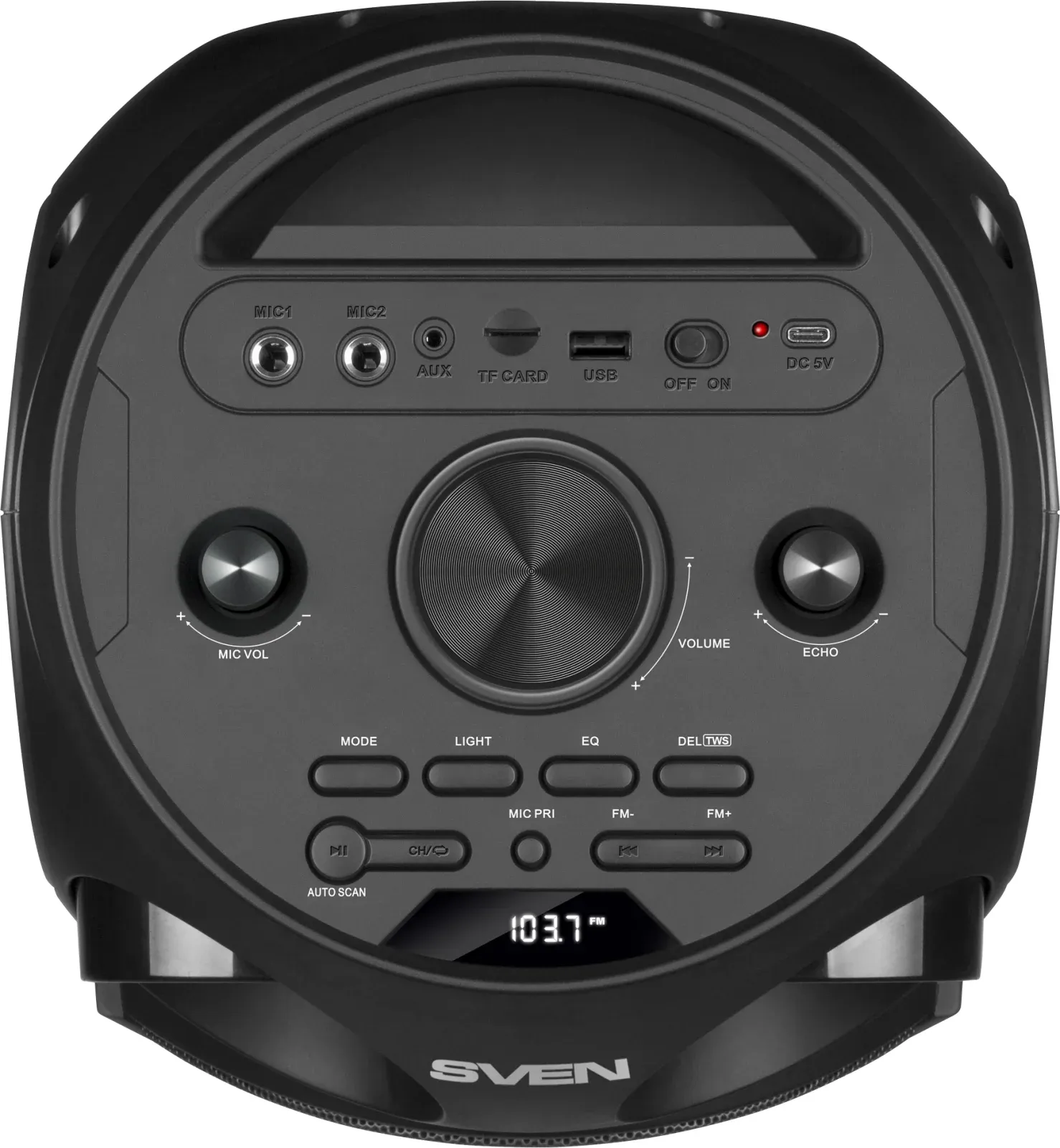 Колонка порт. Sven AC PS-750 черный 80W 1.0 BT/3.5Jack 10м 4400mAh АС PS-750 - фото 8