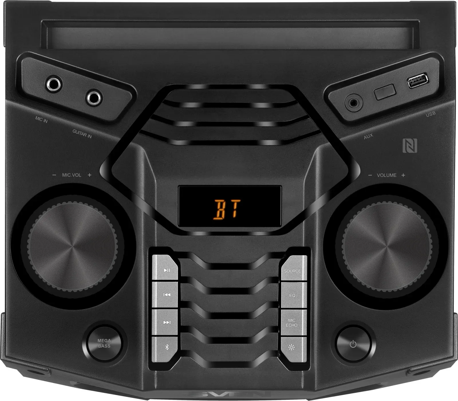 Колонка порт. Sven AC PS-1500 черный 500W 1.0 BT/3.5Jack 10м АС PS-1500 - фото 4