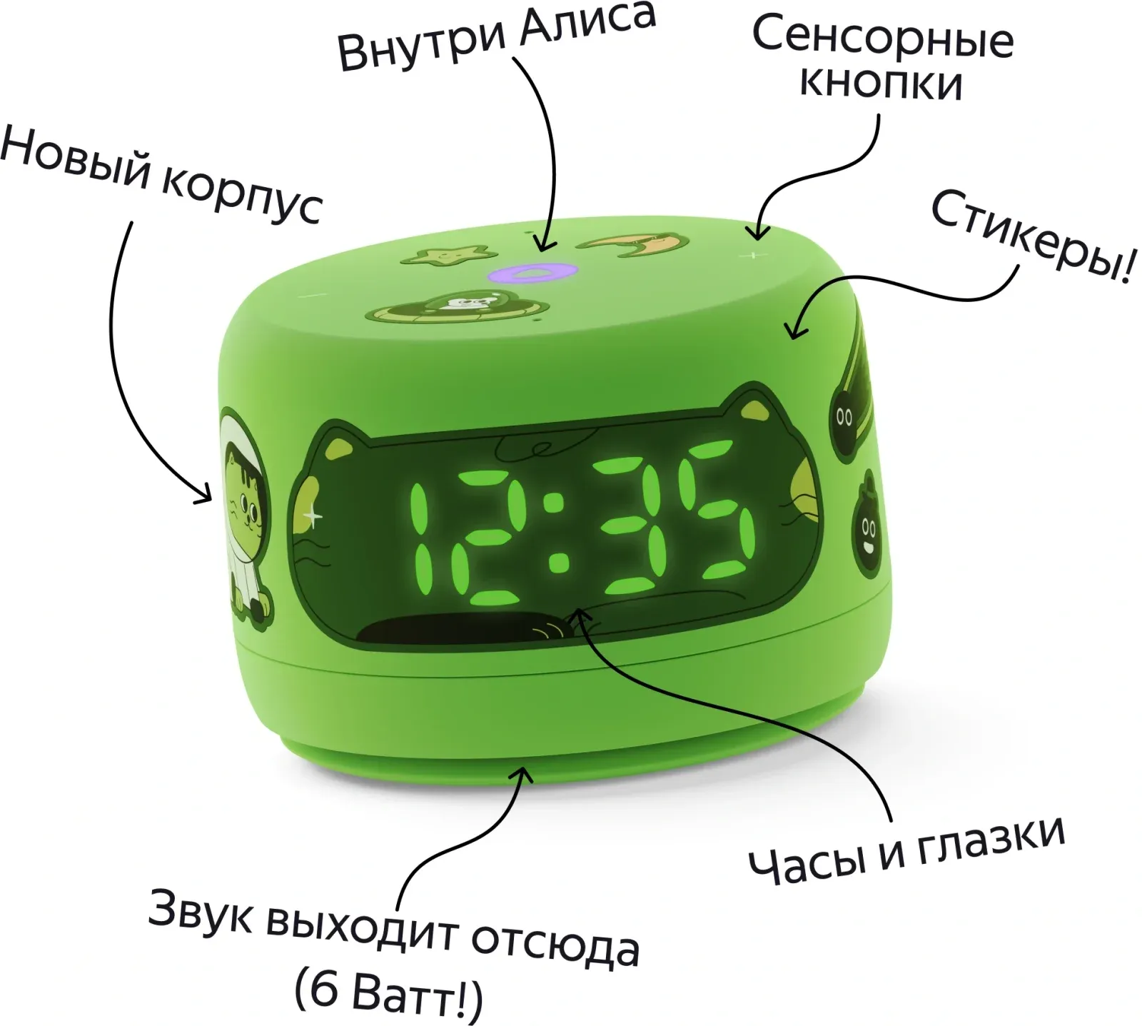 Портативная акустика ЯНДЕКС Станция Лайт 2 зеленый - фото 2