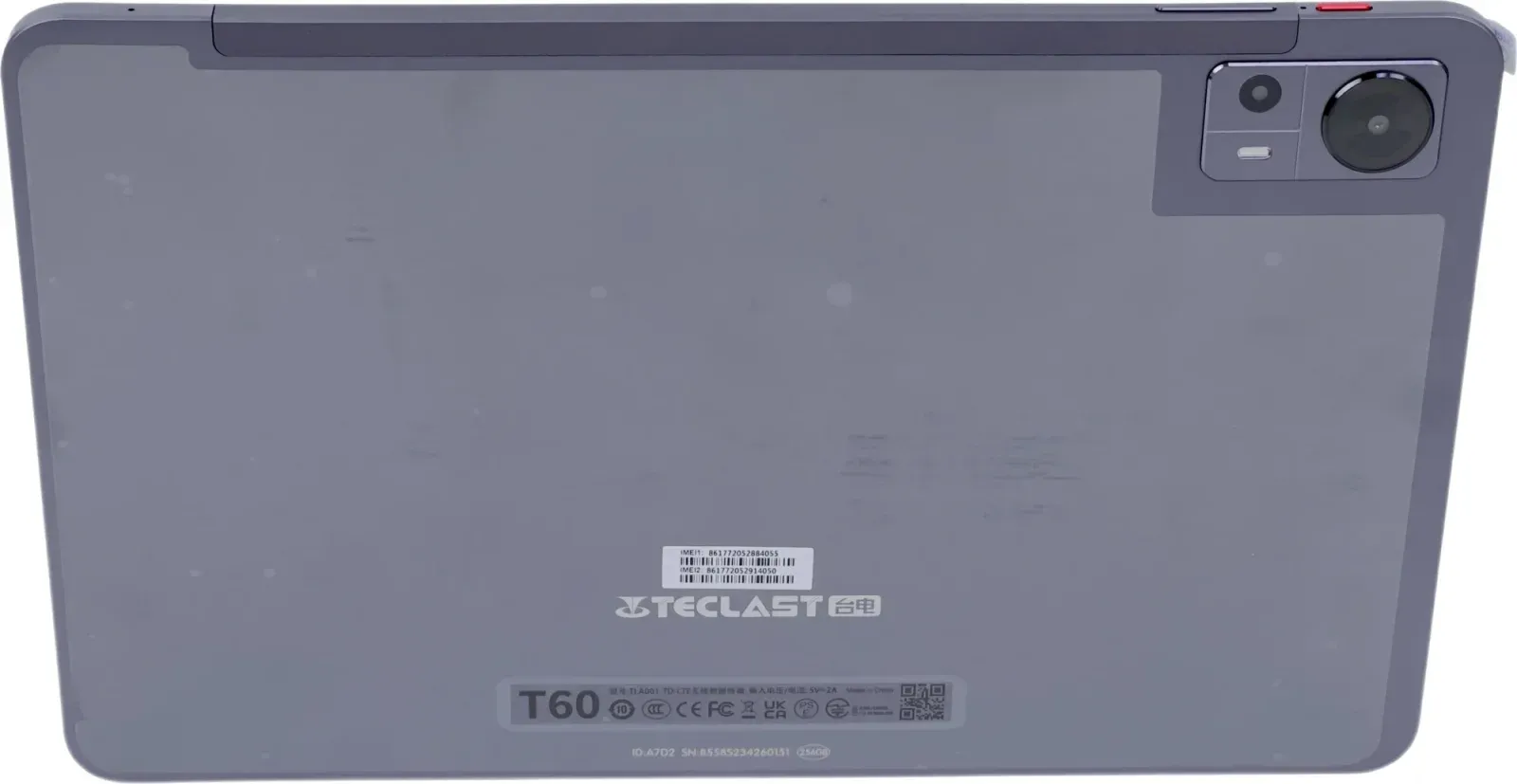 Планшет Teclast T60 T620 2.0 8C RAM8Gb ROM256Gb 11.97 IPS 2000x1200 4G Android 14 серый 13Mpix 5Mpix BT WiFi microSD 1Tb 8000mAh - фото 7