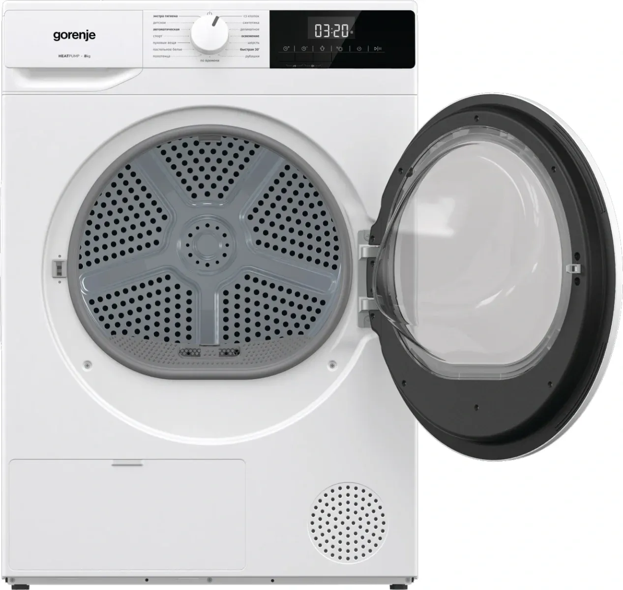 Сушильная машина Gorenje DHNE82/C кл.энер.:A++ макс.загр.:8кг белый - фото 4