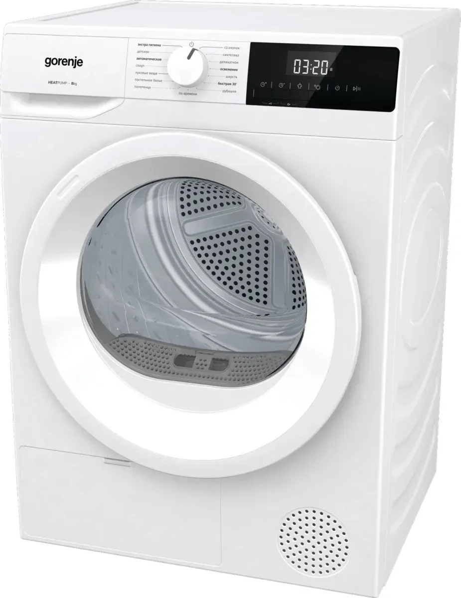 Сушильная машина Gorenje DHNE82/C кл.энер.:A++ макс.загр.:8кг белый - фото 6