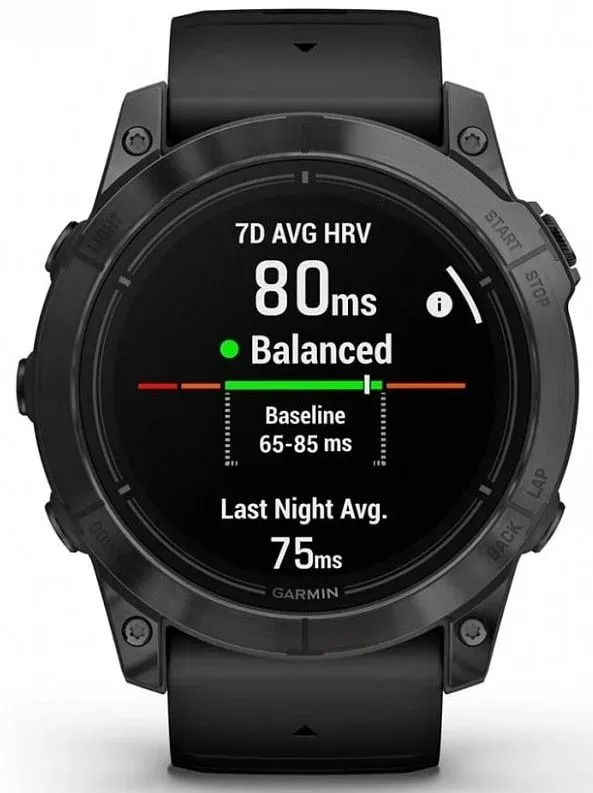 Смарт-часы Garmin Epix Pro gen.2 51мм 1.4 AMOLED корп.серый рем.черный 010-02804-21 - фото 2