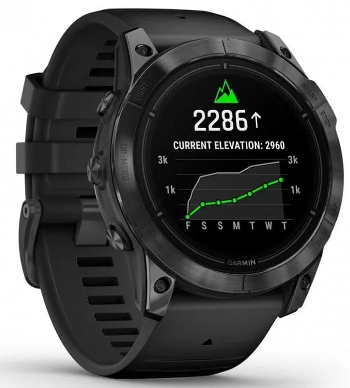 Смарт-часы Garmin Epix Pro gen.2 51мм 1.4 AMOLED корп.серый рем.черный 010-02804-21 - фото 3