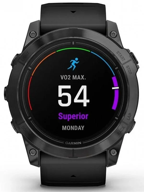 Смарт-часы Garmin Epix Pro gen.2 51мм 1.4 AMOLED корп.серый рем.черный 010-02804-21 - фото 8