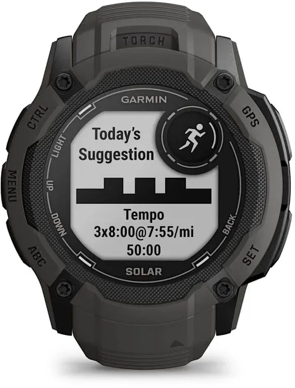 Смарт-часы Garmin Instinct 2X Solar 50мм 1 MIP корп.черный рем.черный 010-02805-00 - фото 2