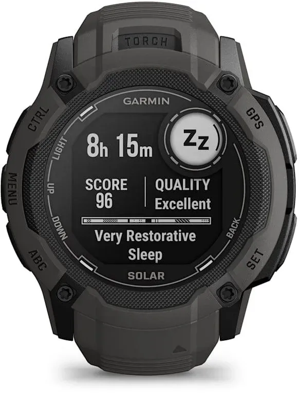 Смарт-часы Garmin Instinct 2X Solar 50мм 1 MIP корп.черный рем.черный 010-02805-00 - фото 4