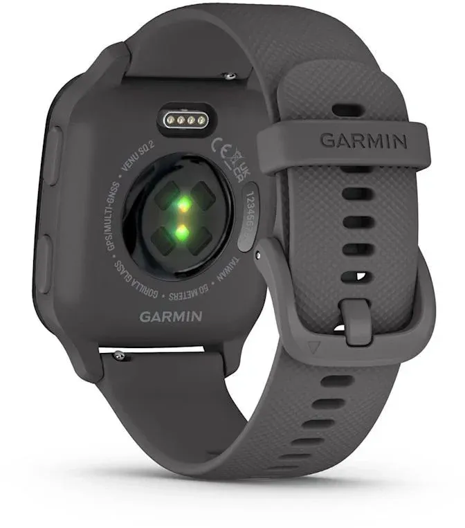 Смарт-часы Garmin Venu Sq 2 35.9мм 1.4 AMOLED корп.серый рем.серый 010-02701-10 - фото 2