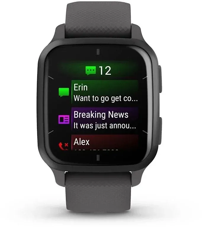 Смарт-часы Garmin Venu Sq 2 35.9мм 1.4 AMOLED корп.серый рем.серый 010-02701-10 - фото 7