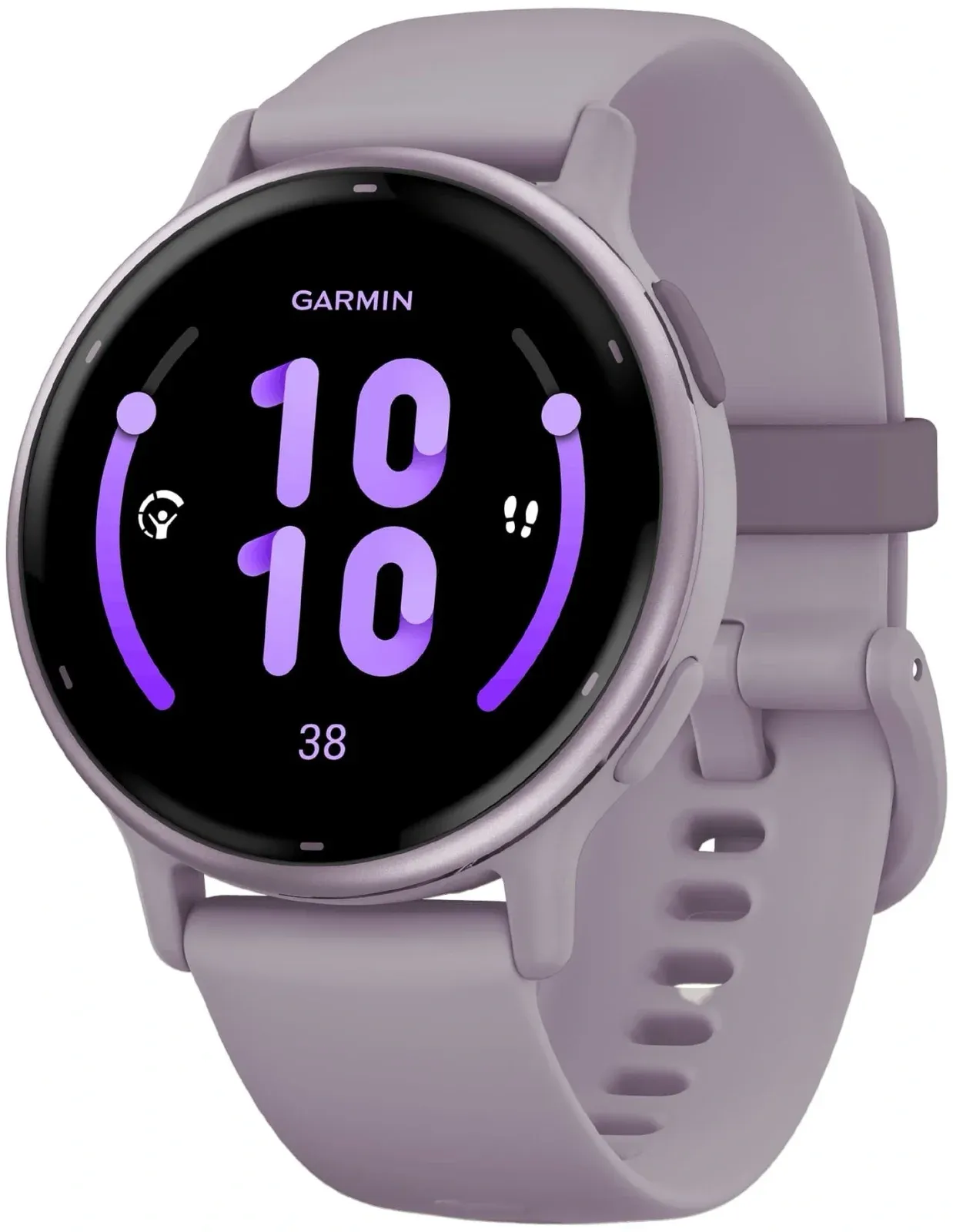 Смарт-часы Garmin Vivoactive 5 30.4мм 1.2 AMOLED корп.сиреневый рем.сиреневый разм.брасл.:125-190мм 010-02862-13 - фото 1