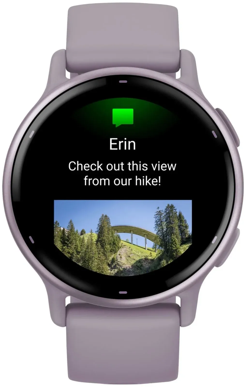 Смарт-часы Garmin Vivoactive 5 30.4мм 1.2 AMOLED корп.сиреневый рем.сиреневый разм.брасл.:125-190мм 010-02862-13 - фото 2