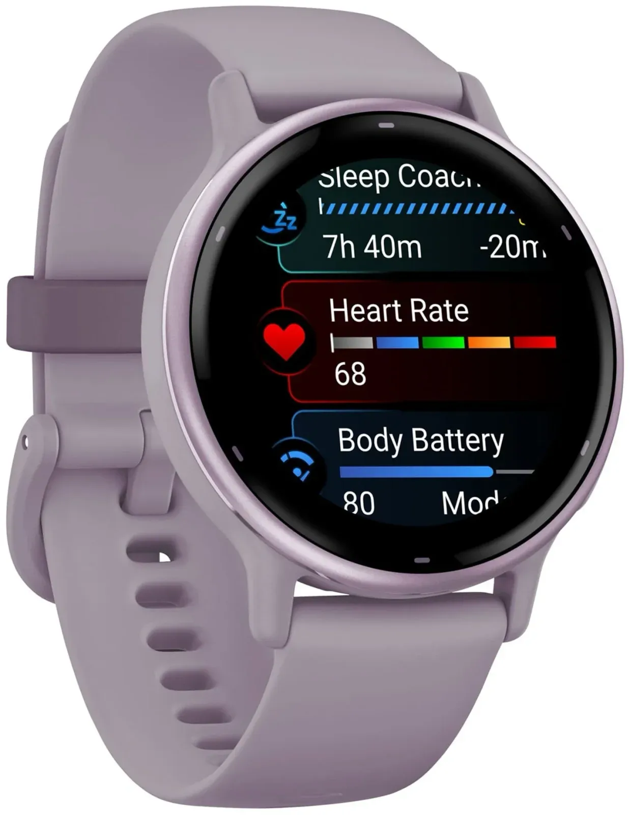 Смарт-часы Garmin Vivoactive 5 30.4мм 1.2 AMOLED корп.сиреневый рем.сиреневый разм.брасл.:125-190мм 010-02862-13 - фото 5