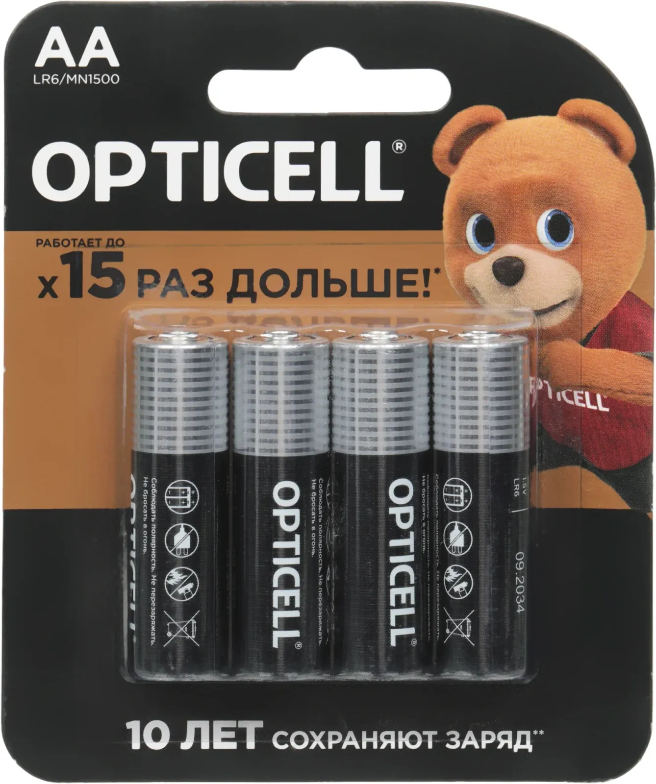 Батарейки Элементы питания OPTICELL LR6 - фото 1