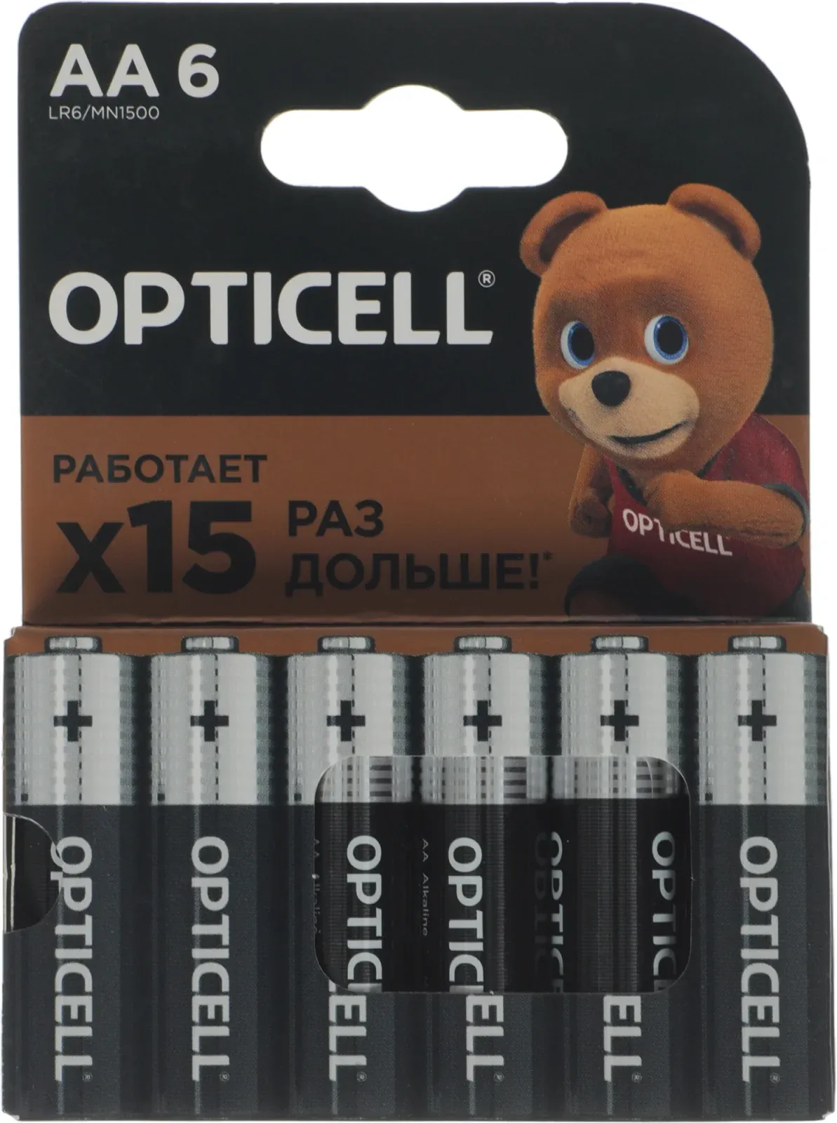 Батарейки Элементы питания OPTICELL LR6 - фото 1
